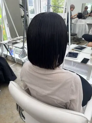 ショート 工藤 璃乃 /ぱつっとボブのヘアスタイル