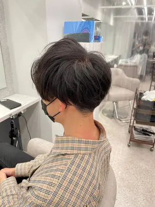 メンズ 京都河原町 メンズパーマ助川龍哉のヘアスタイル