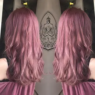 セミロング カラー パーマ ヘアアレンジ メンズ キッズ ネイル マツエク・マツパ サロンドミルク 渋谷高比良のヘアスタイル