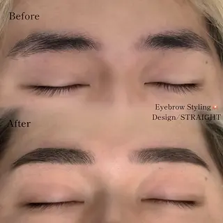メンズ アイブロウ H eyelash⠀ Yuna 𓆉⋆˙のマツエク・マツパデザイン