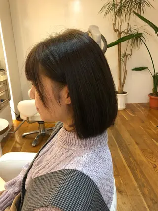 ミディアム ナチュラルスタイル ☘️🌴MITA🌴のヘアスタイル