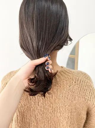 ミディアム カラー ヘアアレンジ ひなの .のその他イメージ