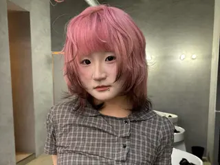 ミディアム カラー デザインカラー /rioのヘアスタイル