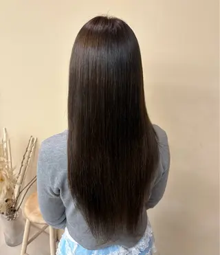 ロング カラー 原 綾菜のヘアスタイル