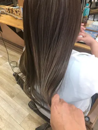 ロング 酸性縮毛矯正　美髪 特化サロン　八百村のヘアスタイル