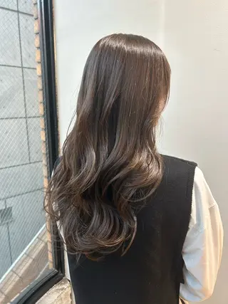 ロング カラー 山本美月🫧艶カラー 🐬暖色カラー🫧のヘアスタイル