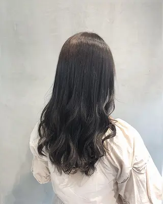 セミロング カラー ヘアアレンジ TOKI /透明感/原宿のヘアスタイル