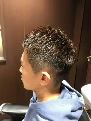 ショート プレミアムバーバー 表参道のヘアスタイル
