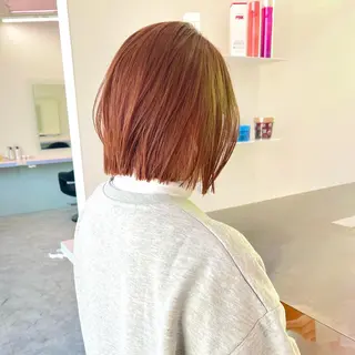 ショート カラー パーマ ヘアアレンジ メンズ キッズ ネイル マツエク・マツパ アイブロウ KANAMI 🌏のヘアスタイル