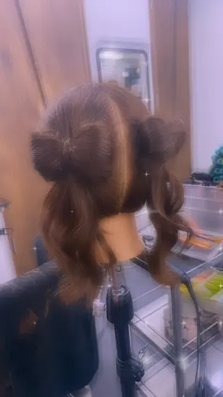 ヘアアレンジ 黒木 千晴のヘアスタイル