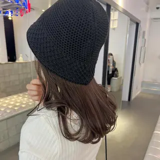 セミロング カラー ヘアアレンジ 天神レイヤーカット No.1💖マユカのヘアスタイル