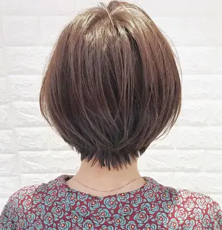 ショート カラー 大人女性ショート専門 tomodaのヘアスタイル