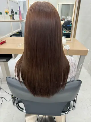 ロング 今話題の艶髪矯正 美艶カラー/FUKAのヘアスタイル