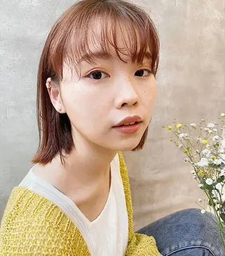 ミディアム カラー 西山梨々【7月末 で掲載終了します】のヘアスタイル