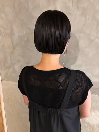 ショート パーマ 落合 妙佳のヘアスタイル