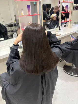 ミディアム カラー 💟RINNA 艶カラー💟のヘアスタイル