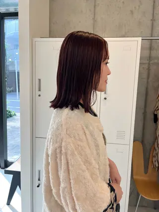ミディアム カラー パーマ eri kinjoのヘアスタイル
