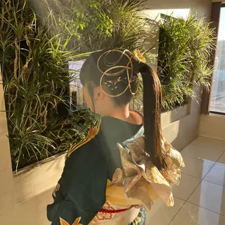 ロング ヘアアレンジ 海外ネイル/ トレンドネイル/美波のネイルデザイン