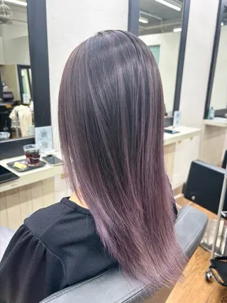 ロング カラー 香野 優子のヘアスタイル