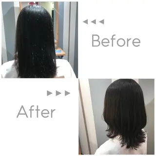 ミディアム 韓国スタイル🇰🇷 annaのヘアスタイル