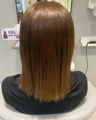 ミディアム カラー 奥田 彩乃🧸🩵のヘアスタイル