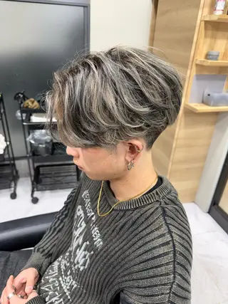 ショート カラー メンズ 🌻メンズカット 落合諒🌻のヘアスタイル