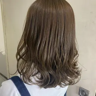 ミディアム カラー 清村 和音のヘアスタイル