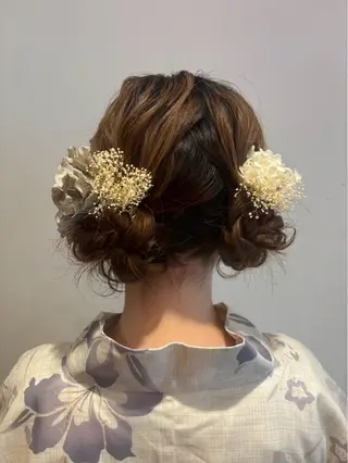 ヘアアレンジ 透明感カラー似合 わせ♡fuminaのヘアスタイル
