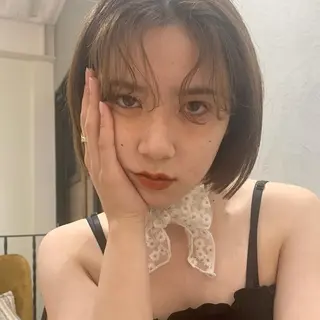 ショート カラー ヘアアレンジ 本間 結衣のヘアスタイル