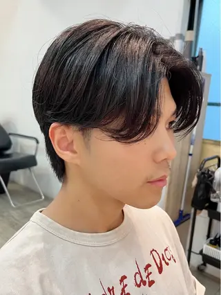 ショート パーマ メンズ メンズパーマ特化 小林秀徳のヘアスタイル