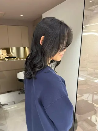ミディアム カラー レイヤーカット🎀 渋谷/sayuのヘアスタイル