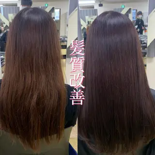 セミロング カラー ヘアアレンジ ダブルカラー｜ なおき｜池袋美容師のヘアスタイル