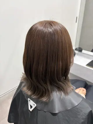 ミディアム カラー 透明感×ダブルカラ ーHarusa🎀のヘアスタイル