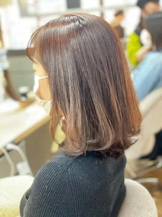 セミロング MATISSE藤崎 渕上 ジュビアイのヘアスタイル