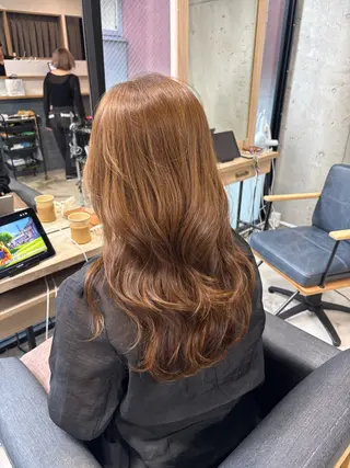 ロング レイヤーカット KAEのヘアスタイル
