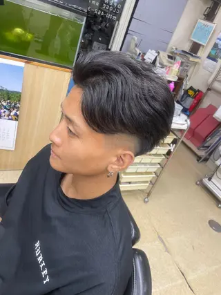 パーマ メンズ 片桐 航太のヘアスタイル