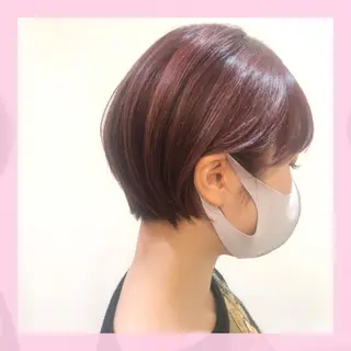 ショート カラー 🍒前川 🍒のヘアスタイル