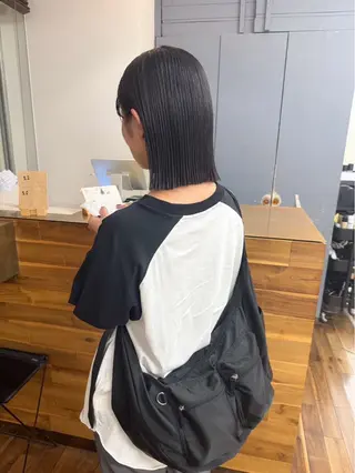 ミディアム カラー 千鶴/ カラーモデル募集中のヘアスタイル