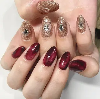 ネイル 渋谷/チップ長さ出し 👑アプレgel-xのネイルデザイン