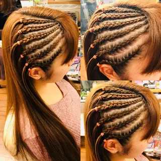 ✨コーンロウ✨ 本田さゃかのヘアスタイル