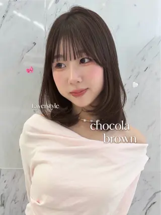 ミディアム カラー ParveMix ♡白神みやびのヘアスタイル