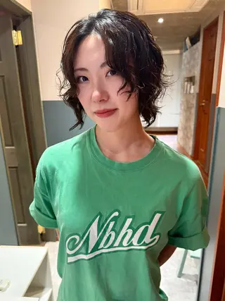 ショート カラー パーマ mai / linoah˚✧のヘアスタイル