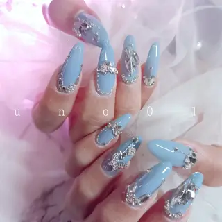 ネイル 梅田🦄中崎町🩵 u n o 0 1のネイルデザイン