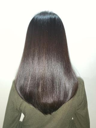 ロング カラー 神頭 彩のヘアスタイル