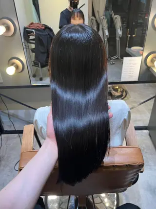 ロング カラー 髪質改善ストレート Kantaのヘアスタイル