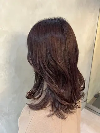 セミロング N゚deseo✂︎ HARUKAのヘアスタイル