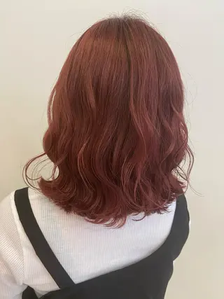 ミディアム 野上 綾香のヘアスタイル