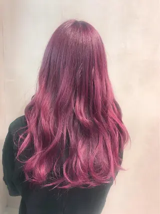 セミロング カラー ヘアアレンジ TOKI /透明感/原宿のヘアスタイル