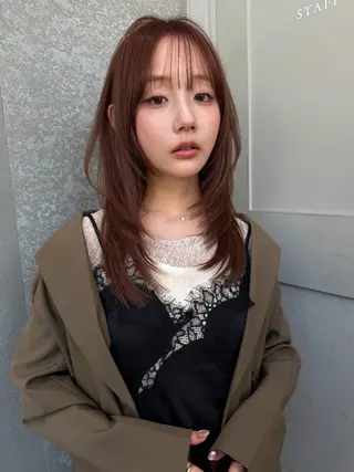 セミロング 廣瀬双葉 ボブ/ミディアムのヘアスタイル