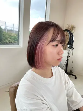 ミディアム 鈴木 妃帆未のヘアスタイル